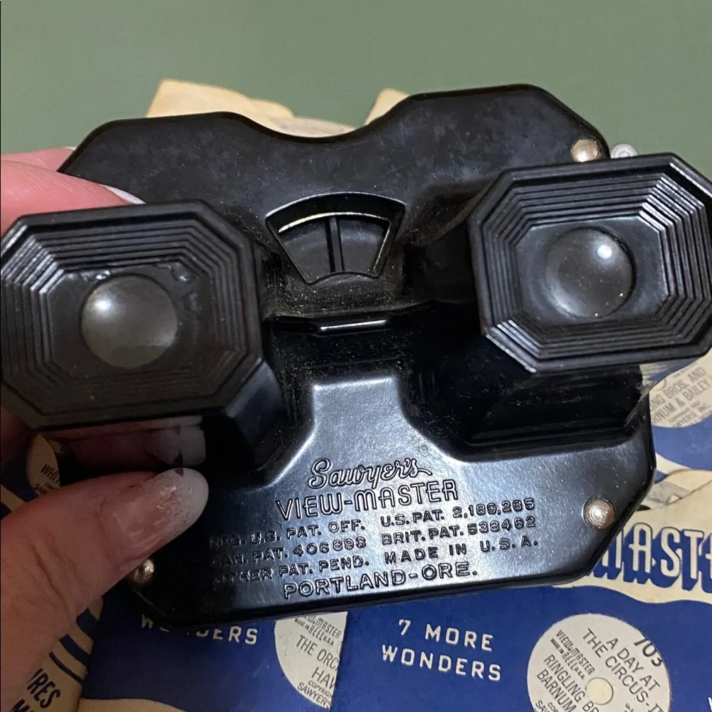 Vintage View-Master Stereoscope Sawyer's Inc Portland Oregon Boxed USA 1940s Toy